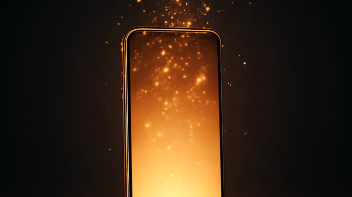 97777BET COM - Modern phone with glowing screen 97777BET COM Modern phone with glowing screen